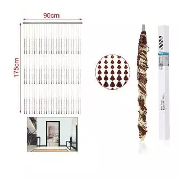 Подушка для обеденного стула ABAKUHAUS Leaf, тропические экзотические пальмы, декоративная водонепроницаемая подушка с ремнями для кухонных сидений, 40 см x 40 см, экрю TrAdE Shop Traesio, белый