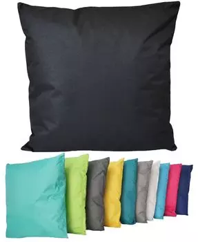 Подушка для отдыха на открытом воздухе, декоративная подушка 45x45 см, включая наполнитель, водонепроницаемая подушка для сиденья, садовый стул, эффект лотоса, цвет: старый розовый Coen Bakker, черный