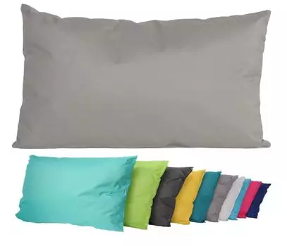 Подушка для отдыха на открытом воздухе JACK, декоративная подушка 30x50 см с наполнителем, водонепроницаемая подушка для сиденья, садовый стул, эффект лотоса, цвет: серый