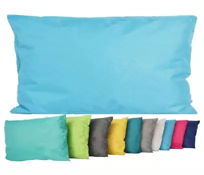 Подушка для отдыха на открытом воздухе JACK, декоративная подушка 30x50 см с наполнителем, водонепроницаемая подушка для сиденья, садовый стул, эффект лотоса, цвет: светло-синий