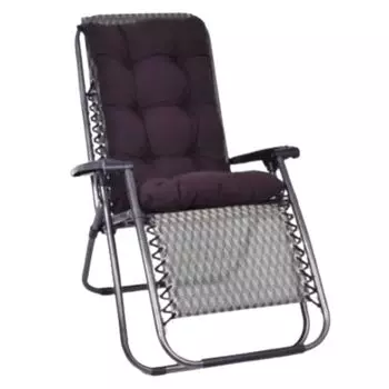 Подушка для отдыха, подушка для стула, подушка для сиденья с ремнями и спинкой, подушка для сиденья, подушка для стула, удобный мягкий садовый стул, садовый шезлонг, серый Anwicar