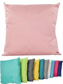 Подушка для отдыха, подушка для стула, подушка для сиденья с ремнями и спинкой, подушка для сиденья, подушка для стула, удобная мягкая, для садового стула, садовый шезлонг Coen Bakker, розовый