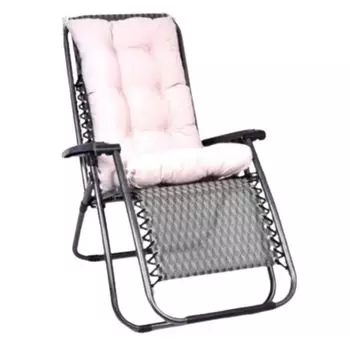 Подушка для отдыха, подушка для стула, подушка для сиденья с ремнями и спинкой, подушка для сиденья, подушка для стула, удобный мягкий садовый стул, садовый шезлонг Anwicar, бежевый