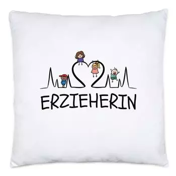 Подушка для педагога с наполнителем в подарок для воспитателя, няни, детского сада, спасибо, прощальный подарок Hey!Print