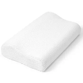 Подушка для поддержки шеи NYVI Dreamscience 60x35 см — вязкоупругая подушка из пены с эффектом памяти для тех, кто спит на боку и на спине — эргономичная подушка для сна на боку — дышащая, подходит для аллергиков