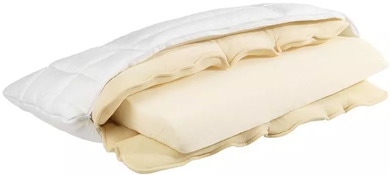 Подушка для поддержки шеи Traumina Ergonom Natural, размер 40X80 см