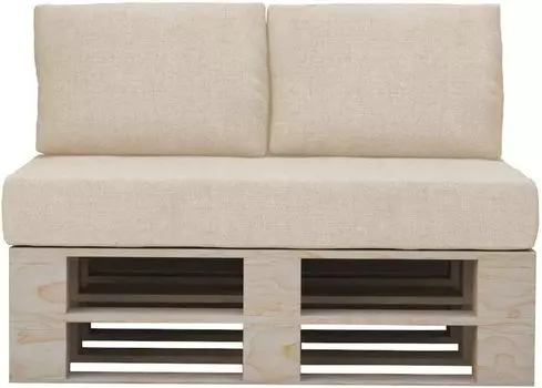 Подушка для поддона для холода, моющаяся садовая подушка для поддонов европейского стандарта, чехол для подушки для поддона, съемный на молнии, разные цвета и размеры (набор из 3 спинок синего цвета) chilly pilley, бежевый