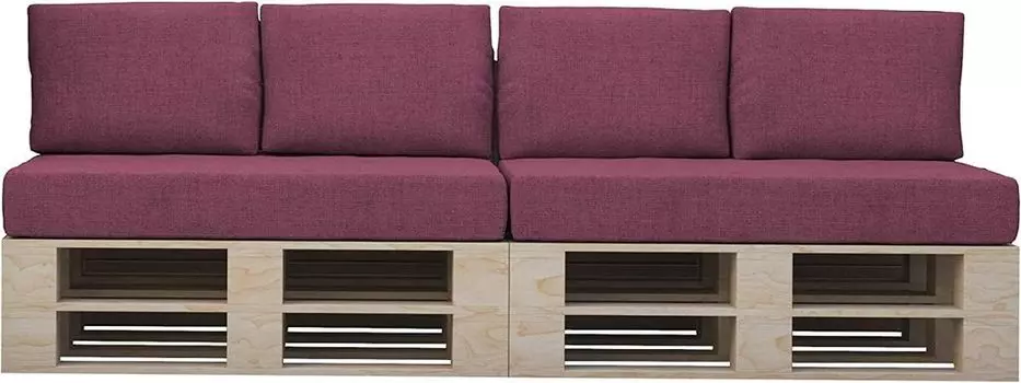 Подушка для поддона для холодных напитков, моющаяся садовая подушка для поддонов европейского стандарта, чехол для поддона, съемный на молнии, множество цветов и размеров (набор из 3 спинок серого цвета) chilly pilley, фиолетовый