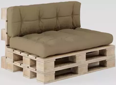 Подушка для поддонов Jekatex "СОФИЯ", для европоддонов, водоотталкивающая, для внутреннего и наружного использования 120 см, бежевый