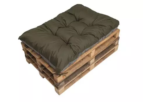 Подушка для поддонов на открытом воздухе | Подушка на сиденье 120х60 + подушка на спинку 120х50см зеленый | набор подушек для электронных поддонов | Диванные подушки Setgarden
