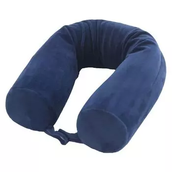 Подушка для путешествий, мягкая, удобная, эргономичная, снимает усталость, пена с эффектом памяти, U-образная подушка для подголовника, товары для дома - темно-синий Stuttg