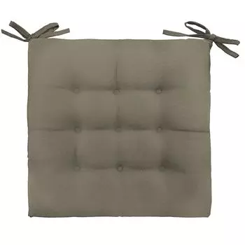 Подушка для садового сиденья Ш 40 x Д 40 x В 5 см, цвет коралл: 100% полиэстер (для сада): коралловый Exner Fashion, коричневый