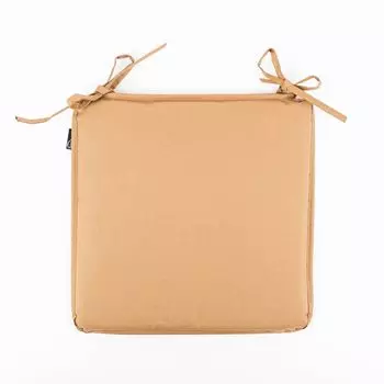 Подушка для садового сиденья темно-серая 38x38x2,5см Lemetex, коричневый