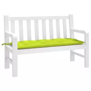 Подушка для садовой скамейки Ankonbej светло-зеленый 120x50x7 см, ткань Оксфорд