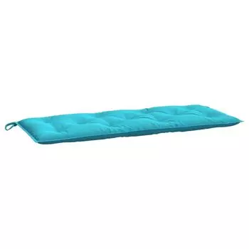Подушка для садовой скамейки vidaXL бирюзовый 120x50x7 см ткань