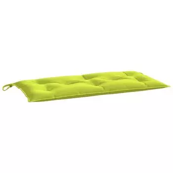 Подушка для садовой скамейки vidaXL светло-зеленая 110x50x7 см, ткань Оксфорд, зеленый