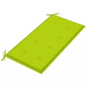 Подушка для садовой скамейки vidaXL светло-зеленая 100x50x3 см, ткань Оксфорд, зеленый