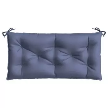 Подушка для садовой скамейки vidaXL темно-синий 110x50x7 см, ткань Оксфорд