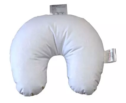 Подушка для шеи Hofmann Relax с круассаном, поддержка шеи, 100 % пух, можно стирать Betten Hofmann