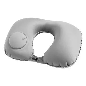 Подушка для шеи Эргономичный дизайн Не выцветает Дышащая Сверхлегкая Снятие усталости без скручивания Супермягкая пресс-подушка Blaser U-образная подушка для шеи Автомобильные принадлежности-серый Stuttg