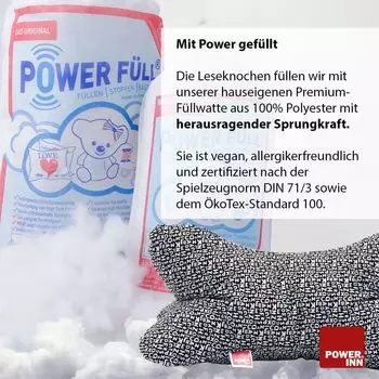 Подушка для шеи Reading Bone Grey, которую можно стирать POWER INN