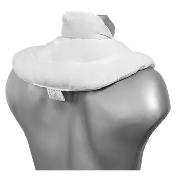 Подушка для шеи с воротником-стойкой белоснежная - льняная подушка - подушка для шеи теплая подушка - 2 в 1 - возможно тепло и холод Giraffenland