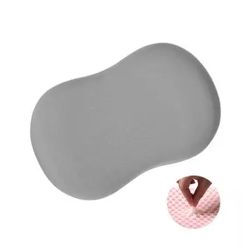 Подушка для шеи со скрытой молнией. Удобный эргономичный дизайн. Наполнитель из пены с эффектом памяти. Боковая подушка для сна и шеи. Подушка для ежедневного использования-серый B Stuttg