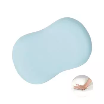 Подушка для шеи со скрытой молнией. Удобный эргономичный дизайн. Наполнитель из пены с эффектом памяти. Боковая подушка для сна. Подушка для шеи. Ежедневное использование - синий A Stuttg