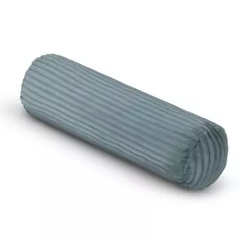 Подушка для шеи XXL (70х20см) - серо-зеленый - имитация вельвета, приятный мягкий чехол на молнии - подушка 1000гр - подушка для шеи диванная подушка Bestlivings