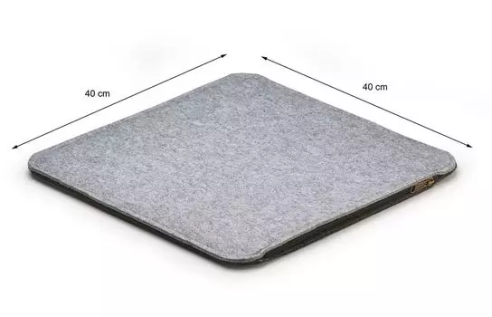 Подушка для сиденья Amarehome, набор из 4 фетровых подушек для стула, 40 см, черный