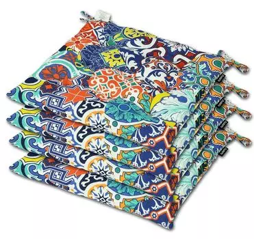 Подушка для сиденья AMPO, подушка для стула, подушка для стула, набор из 4 подушек, подушки для сиденья, 36 х 36 см