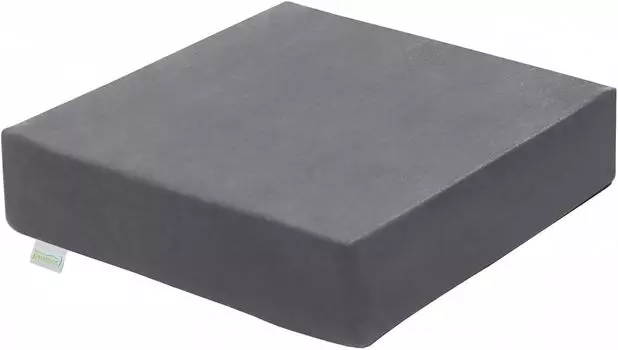 Подушка для сиденья Bodyprotect Подушка для стула Подушка для стояния напольная подушка 40 x 40 x 10 см, kotex 100, моющаяся, серая, сделано в ЕС sleepling
