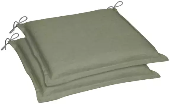 Подушка для сиденья GO-DE "Дора", набор из 2 шт., 45x47 см 47х45 см, зеленый