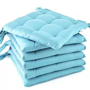 Подушка для сиденья коралловая OUTDOOR 40x40 с квадратным принтом, садовая декоративная подушка, подушка для стула Etrea Himmlische Qualitt, бирюзовый