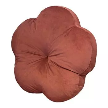 Подушка для сиденья, мягкая, удобная, из хлопка и льна, подушка для офисного дивана, кресла, лепестковая подушка-футон, домашний декор для повседневной жизни - коричневый, размеры: 45 см Stuttg