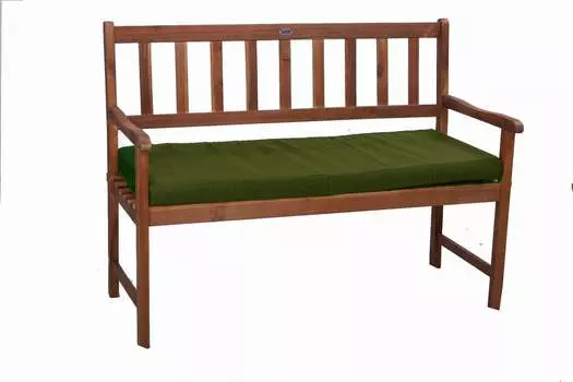 Подушка для сиденья на открытом воздухе 120x60x7см, зеленая | Уличная подушка | Подушка для сиденья скамья | Подушка для скамейки, голливудские качели на открытом воздухе Setgarden, зеленый