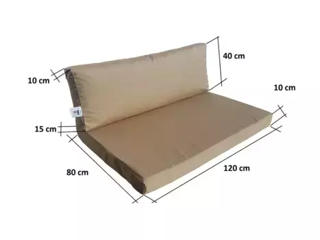 Подушка для сиденья Natalia Spzoo, бежевый