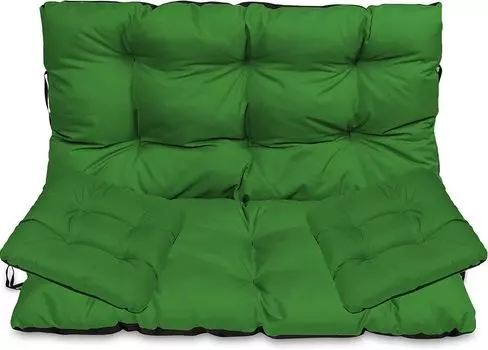 Подушка для сиденья Подушка для скамейки Подушка для скамейки — 180x50 см и спинка 180x60 см с комплектом подушек для стула 2 48x96 см — для улицы и для дома — зеленый SuperKissen24.