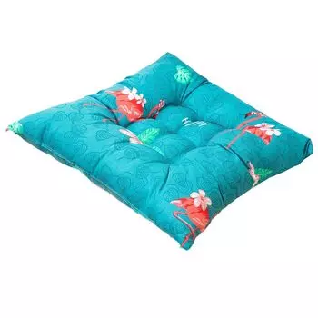 Подушка для сиденья с высоким отскоком, удобный цветочный принт для стула, подушка для сиденья для дома-B, размеры: 45 см Stuttg, мультиколор