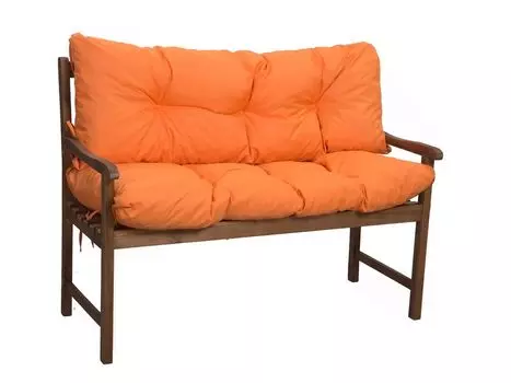Подушка для сиденья скамья | Подушка на скамейку 120 x 60 x 50 розовый | Условия банка | подушка для уличной скамейки | Голливудская подушка для качелей | Подушка сиденья | Сетгарден Setgarden, оранжевый