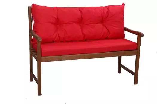 Подушка для сиденья скамейки 150 x 60 x 50 красный | Подушка сиденья подушка скамейки | Подушка для садовой скамейки | Голливудская подушка для качелей | Подушки сидений и спинки | Подушка для скамейки | Сетгарден Setgarden