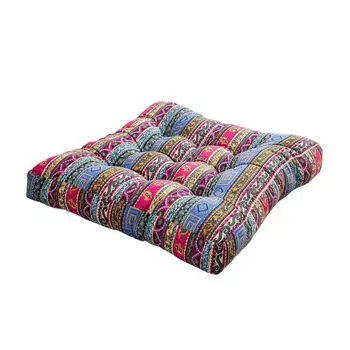 Подушка для сиденья, стереоскопическая защитная хлопковая круглая напольная подушка для йоги с цветочным принтом, товары для дома-D Stuttg, мультиколор