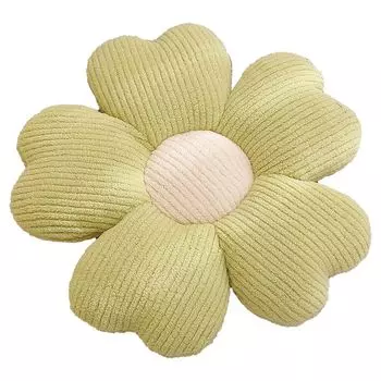 Подушка для сиденья в форме цветка вишни, декоративная плюшевая подушка с цветочным принтом, диванная напольная подушка, бытовой актер, белый, желтый Stuttg, мультиколор