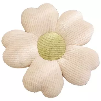 Подушка для сиденья в форме цветка вишни, декоративная плюшевая подушка с цветочным рисунком, напольная подушка для дивана, бытовая, актер-желтая Stuttg, мультиколор