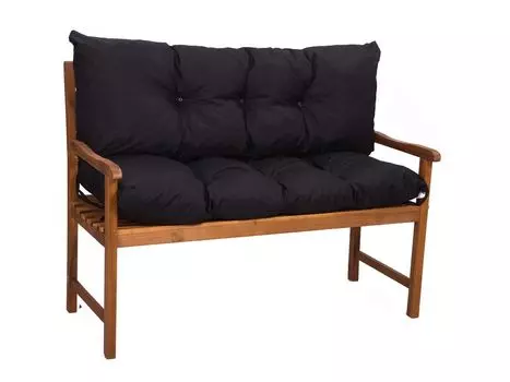 Подушка для скамьи Amilian 40x120 см, подушка для сиденья, подушка для спины, подушка для сиденья поддона, садовая подушка, подушка для сиденья, подушка для сиденья, подушка для скамейки, подушка для поддона Setgarden, черный