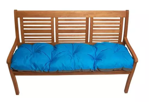 Подушка для скамейки 160х60см, подушка для садового сиденья, подушка для сада, подушка для качелей на крыльце, напольная подушка, фиолетовый Setgarden, синий