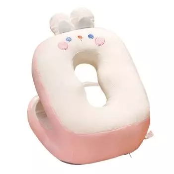 Подушка для сна Мягкая дышащая удобная на ощупь потайная молния в форме милой утки Обеденный перерыв Поддержка шеи Ежедневное использование Кролик Stuttg