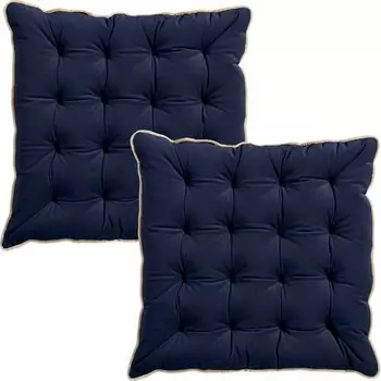 Подушка для стульев Erwin Mller 2er-Pack 204636, 40x7x40 см цвет marine
