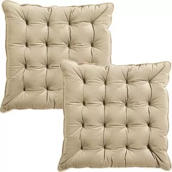 Подушка для стульев Erwin Mller 2er-Pack 204636, 40x7x40 см, песочный