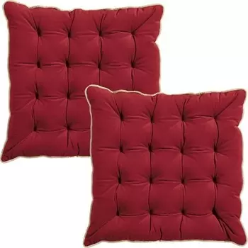 Подушка для стульев Erwin Mller 2er-Pack 204636, 40x7x40 см, красный